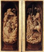 WEYDEN, Rogier van der Sforza Triptych oil